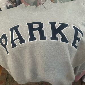Parke Gray and Navy Sweatshirt